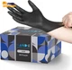 Black Nitrile Disposable Gloves Large, 50 Count - BBQ, Tattoo, Hair Dye