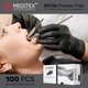 MEDITEX&reg; Black Exam Nitrile Gloves Powder-Free Disposable Gloves 4mil 1000 PCS