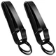 SFYHORK Duty Belt Key Holder, 2PCS Superior Ring Large, Black