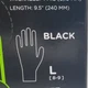 ChemRest SHOWA 6112PF Biodegradable BLACK NITRILE Gloves Sz XL 4 Mil 100 ct Box