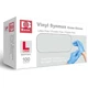 Basic Medical Vinyl Exam Gloves BMPF 3003 Lg, Latex-Free, Powder-Free, 100 Ct