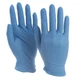 HUBERT&reg; Small Blue Nitrile Powder-Free Disposable Gloves