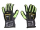 LOT OF 3 Ansell Ringers&reg; Nitrile Half-Dipped Anti-Impact Gloves R-840 Size 10 XL