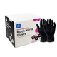 MedPride Medical Examination Nitrile Gloves,N/S Powder Free, Large-Black-1000/CS