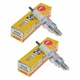 NGK CR7HSA Spark Plugs Pack of 2 fits Yamaha TT-R 125 LW 2001