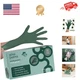 Green Gloves Disposable Latex Free &ndash; Heavy Duty Nitrile Gloves Medium, Dispos...