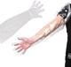 50pcs Disposable Long Plastic Gloves Veterinary Insemination Gloves Full Arm
