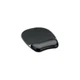 Fellowes Crystal Gel Mousepad And Wrist Rest (Black) 9112101