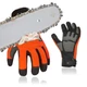Vgo... Chainsaw Glovescut Resistancechainsaw Protection On Both Hands