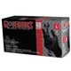 Ammex AMXGWBN46100 Gloveworks Heavy Duty Black Nitrile Gloves - Large