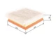 Air Filter Bosch for F 026 400 235