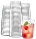Disposable Plastic Tumblers (Clear, 100)