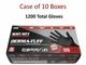 SAS Derma Tuff PF Heavy Duty Disposable Nitrile Gloves - Medium - 6 Mil - CASE