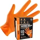 Astro-Grip Powder Free Nitrile Disposable Gloves, Medium, Orange, 7ml, 40-pk