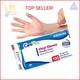 CARE PLUS Latex-Free Vinyl Gloves Clear Medium Size 100 Count | Heavy Duty, Non-