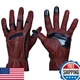 Bionic Gloves Mens Medium Brown Leather Work Gloves Anatomical Relief Pad System