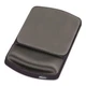 Fellowes 91741 Gel Mouse Pad w/Wrist Rest, Nonskid, 6 1/4 x Platinum/Graphite