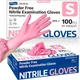 Medical Nitrile Exam Gloves, 3.5 Mil Powder-Free Food-Safe Disposable Glove for
