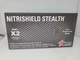MCR Safety 6061 XXL NitriShield Stealth Xtra X2  Powder Free 100 Gloves