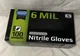 Inspire Black Nitrile Gloves HEAVY DUTY 6 Mil Nitrile Chemical Resistant Medi...