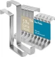 Over the Door Hooks, 5 + 5 Pack - Stainless Steel Coat Hanger, Towel Holder 2-Si