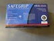 NOS box (50) Microflex SafeGrip Latex Exam Glove Extended Beaded Cuff - Thick